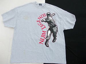 Negro League Baseball Light Gray short sleeve Negro League Baseball T shirt 3X