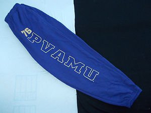 Prairie View A&M University purple gold jogging suite pants gym warm up pants XL