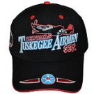 TUSKEGEE AIRMAN BLACK BASEBALL CAP HAT TUSKEGEE AIRMEN BLACK BASEBALL HAT NWT