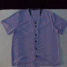 Womens Light purple short sleeve jersey Lavender Light Purple baseball jersey LG