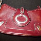Wonmen Burgundy shoulder bag Burgunyshoulder bag purse Snap up purse Vintage bag