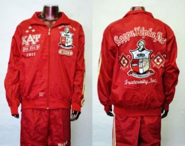 KAPPA ALPHA PSI Red long sleeve warm up suite L-5XL