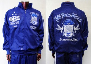 PHI BETA SIGMA blue long sleeve warm up suite L-5XL