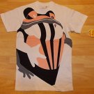 Mens white short sleeve T shirt  by HOT AIR M-2XL