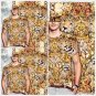 SUBLIMATION Tiger Cheetah Print short sleeve T shirt Animal Print T-Shirt M-2X