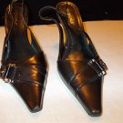 BCBG GIRLS DRESS SHOE WOMENS BLACK DRESS CASUAL HIGH HEEL PUMPS SHOE 7.5US/37.5E