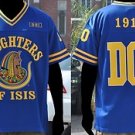 Daughters of Isis Blue Long Sleeve jersey Womens Football Jersey Masonic S-4X
