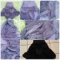 Womens Black polyester Lace Skirt Women's tier lace dress casual skirt size S