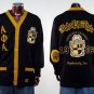 Alpha Phi Alpha Mens Black Cardigan sweater S-5XL