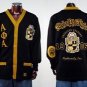 Alpha Phi Alpha Mens Black Cardigan sweater S-5XL