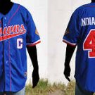 Indianapolis Clowns short sleeve Negro League Baseball Jersey NWT M-5XL Blue