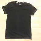 Starter Black short sleeve V-Neck T shirt Men's soft cotton V neck T shirt 1PC S