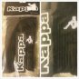 Kappa Gara Adult Size Soccer Footbal Futbol Socks Black One Pair