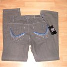 Mens gray denim jean pants by RUSSO W40X34L Mens gray denim jeans Grey Jeans