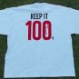 FILTHY DRIPPED white short sleeve T shirt KEEP IT 100 Short sleeve TEE 2-3X