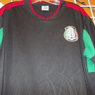 Mens black short sleeve Mexico Soccer Jersey Mexico City Soccer Jersey S-2X SWRL