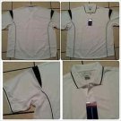 White Black polo shirt short sleeve cotton blend short sleeve polo shirt  4X