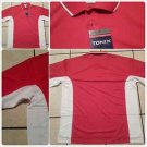 Red White polo shirt short sleeve cotton blend short sleeve polo shirt  S,4XL