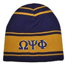 OMEGA PSI PHI PURPLE GOLD SKULL CAP BEENIE CAP FRATERNITY BEENIE Beanie #1