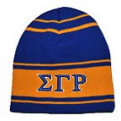 SIGMA GAMMA RHO BLUE  SKULL CAP BEENIE CAP SORORITY BEENIE Beanie #1