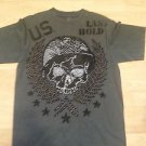 LAST HOLD US ARMY Gray short sleeve vintage design short sleeve T- shirt XL NWOT