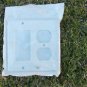 Leviton R42-80455-W White Decora Nylon Midway 2 toggle Wallplate switch plate NW