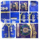 Omega Psi Phi Purple Gold Long sleeve fraternity Cardigan Sweater 2-5X