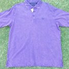 Sean John short sleeve polo short Sean John Vintage style purple polo shirt L