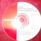 COMPAQ 5017 Flat Panel Monitor CD Software and Reference Guide start up CD Disk