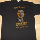 President Barack Obama Black Short sleeve Bling T shirt Inaguration 2013 Tee M-2