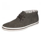 Mens gray high top sneaker shoe gray high top leather sneaker shoe 6.5-12
