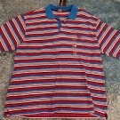 ENYCE Red White Blue short sleeve polo shirt Mens Short sleeve polo shirt 4X NWT
