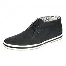 Mens black high top sneaker shoe high top leather sneaker shoe 6.5-12