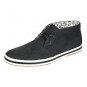 Mens black high top sneaker shoe high top leather sneaker shoe 6.5-12