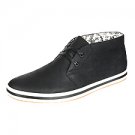 Mens black high top sneaker shoe black high top leather sneaker shoe 6.5-12