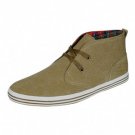 Mens khaki high top sneaker shoe casual khaki canvas high top sneaker 6.5-12