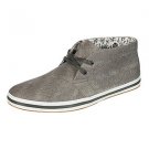 Mens gray high top sneaker shoe casual gray high top canvas sneaker shoe  6.5-12