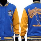 SIGMA GAMMA RHO Blue Gold fleece Jacket Sigma Gamma Rho Baseball Jacket S-4X