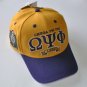 OMEGA PSI PHI GOLD BASEBALL HAT Q DOGS Q DOG OMEGA MEN Q PSI PHI NEW