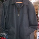Mens Wool Gray Long sleeve Casual Dress jacket Mens Gray Wool Jacket Coat 3X NWT