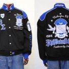Phi Beta Sigma Black Racing Jacket Coat M-4XL NWT