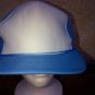 Blue White Trucker Hat Cap Cotton Mesh Snapback Trucker Hat Baseball Cap One SZ