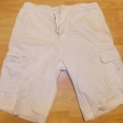 Trust White cargo shorts White heavy weight cargo shorts Mens Cargo Shorts 34w
