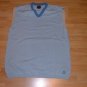 Blue sleeveless V neck Sweater Mecca Light Blue V Neck Sweater XLT
