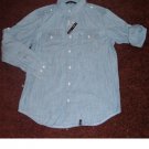 Mens blue long sleeve shirt by Straight Faded blue short sleeve shirt L-2XL
