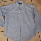 Ralph Lauren Blue long sleeve button up shirt Yarmouth dress Shirt 16 1/2 -35