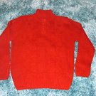 Mens red long sleeve sweater by Johnny J Dark red long sleeve sweater XL 2X