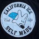 California ICE black short sleeve T shirt Self Made Cali short sleeve Tee M-XL