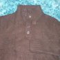Mens Brown long sleeve sweater by Johnny J Dark Brown long sleeve sweater M XL