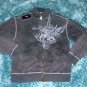 Mens gray long sleeve jacket by Bare Fox long sleeve track jacket L XL 2X
